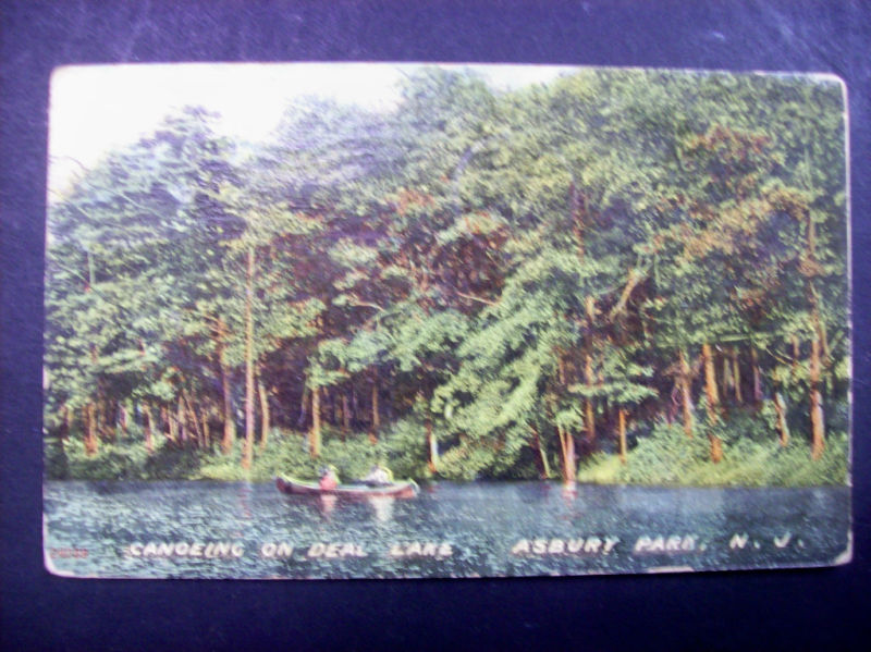 1910 Canoeing on Deal Lake Asbury