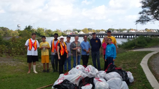 Deal Lake September Cleanup Crew